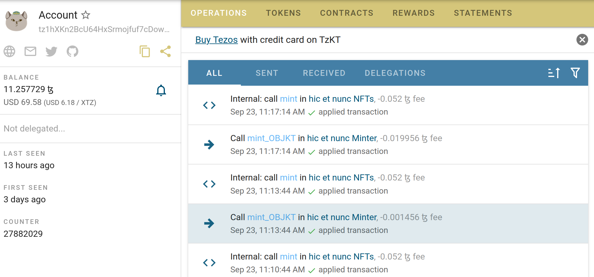 Lesson 03 - How to Mint artworks on Hicetnunc 